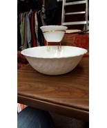 Indiana Glass Milk Glass Basket Weave 3 Piece Chip N Dip Set in the Orig... - $56.23 CAD