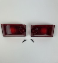 H2 Hummer Red Outer Rear Top Roof Marker Lamp Light Lens Pair 2x OEM - £37.59 GBP