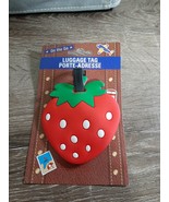 On The Go Strawberry Luggage Backpack Tag  - New - $13.34 CAD