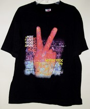 Woodstock 94 Concert T Shirt Vintage Bob Dylan Peter Gabriel Joe Cocker X-Large - £159.86 GBP
