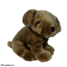 Prima Creations Brown Puppy Dog Canine Plush Stuffed Animal 7&quot; - £20.94 GBP