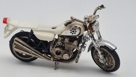 Vtg Zee Ridge Riders Kawasaki 900 Police Motorcycle 3.5&quot; Diecast Scale M... - £28.58 GBP