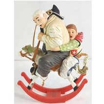 Norman Rockwell Ornament Collection GRAMPS AT THE REINS 1987 Christmas Club - £19.20 GBP