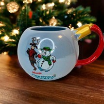 Disney Mickey’s Very Merry Christmas Party Coffee Mug Cup Snowman Reindeer 2005 - £18.06 GBP