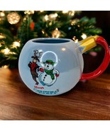 Disney Mickey’s Very Merry Christmas Party Coffee Mug Cup Snowman Reinde... - $428.19 MXN
