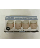 Euro cuisine 8 replacement jars for yogurt maker glass jars with screw o... - $27.08 CAD