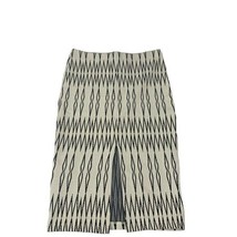 Zara Trafaluc Midi Skirt With Black &amp; White Abstract Pattern Cotton Blend - $23.13