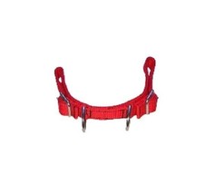 Horse Curb Strap Reata Rope Red 1 Inch Wide Paso Fino Tack CS001 - $17.82