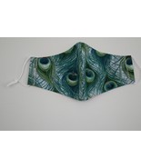 Peacock Mask, Tropical Mask, Washable Mask - $13.99