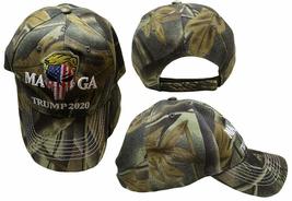 K&#39;s Novelties MAGA Trump 2020 USA Skull Woodland Camo Embroidered Hat Cap - £7.94 GBP