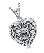 Heart Shaped Wisdom Owl/Hummingbird/Peacock Bird - £60.44 GBP