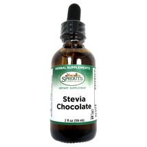 Sprouts Stevia Chocolate 2 fl oz (59ml) Dietary Herbal Supplement w/ Dro... - £23.68 GBP
