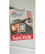 SanDisk Ultra 64GB Speed Up to 140 MB/s SDXC UHS-I Flash MicroSD Memory ... - $171.35 MXN