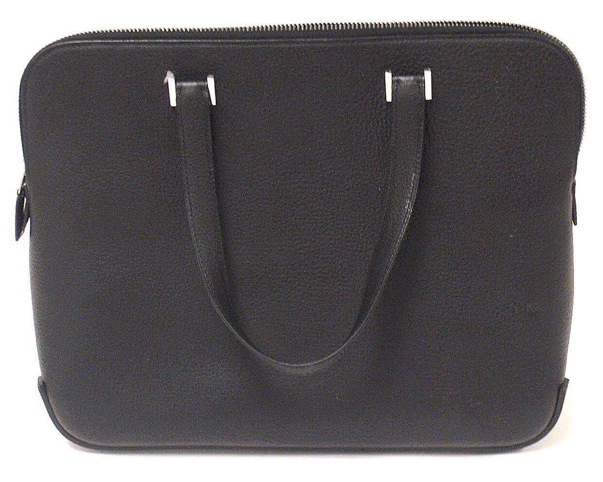 Primary image for Authenticity Guarantee 
EXCELLENT CONDITION HERMES BLACK CHEVRE LEATHER ESCAP...