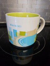 Starbucks WAIKIKI Hawaii You Are Here Collection Coffee Tea Mug Cup 14oz 2015 - £17.92 GBP