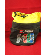 Lego Ninjago Masters Of Spinjitzu Black &amp; Yellow Carry Drawstring Bucket... - $7.46 CAD