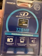 OLYMPUS M-XD128P 200843 XD 128gb PANORAMA PICTURE CARD FLASH MEMORY ~NEW~ - $54.45