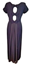 Jeffrey &amp; Dara Black Formal Dress short sleeve Womens Petites 6P cut-out - £19.91 GBP