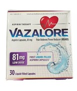 (1) Vazalore Aspirin Capsules 81mg Low Dose Liquid Filled 30 Count 1/25 - $24.75