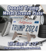 Trump Metal License Plate Aluminum President Election Collectible Vanity... - $17.00