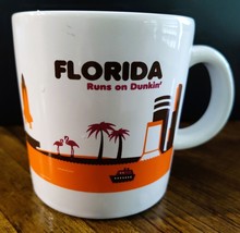 2012 Dunkin Donuts “Florida Runs On Dunkin”  14 oz Coffee Mug Limited Edition - $11.40