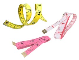 Pack of 3 Measuring Tape Seamstress Tailor Ruler 60&quot; Long Each(1.5M) Soft Vinyl - £4.66 GBP