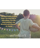 &quot;YOU HAVE BRAINS IN YOUR HEAD. YOU HAVE FEET IN YOUR ...&quot; QUOTE PUBLICIT... - €8,15 EUR
