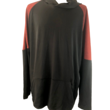 Russell Athletic pullover shirt Mens Small 34-36 Hyperflux Hoodie black red NWT - $26.26