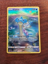Pokémon TCG Lapras Crown Zenith: Galarian Gallery GG05/GG70 Regular Ultra Rare - £3.30 GBP
