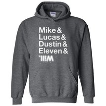 UGP Campus Apparel The Party - Mike Lucas Dustin Eleven Will Hoodie - Small - Bl - £37.07 GBP