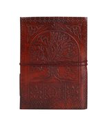HANDTECHINDIA Leather Journal Notebook Handmade Embossed Design- Writing... - £17.07 GBP