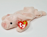 TY Beanie Baby Squealer the Pink Pig 9&quot; Stuffed Animal Plush Style #4005 - $49.49