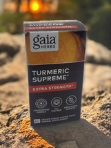 Gaia Herbs Turmeric Supreme Extra Strength 60 Vegan Phyto-Cap EXP: 10/2025 - £18.55 GBP