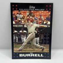 2007 Topps Baseball Pat Burrell Base #441 Philadelphia Phillies - £1.55 GBP