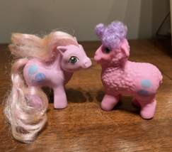 Vintage My Little Pony Baby Pony Pretty Pal Fleecy and Baby Woolly lot pair - £54.33 GBP