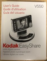Kodak V550 Digital Camera Manual/User's Guide - $7.97
