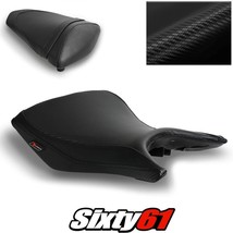 Yamaha R3 Seat Cover 2015-2021 2022 2023 2024 Front Rear Black Luimoto Carbon - $158.82