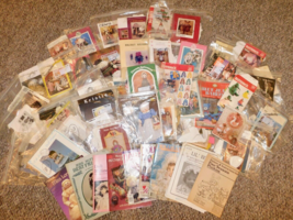 Large Lot 75 Vintage Patterns Doll Animal Toy Christmas Crafts Books Mag... - £27.36 GBP