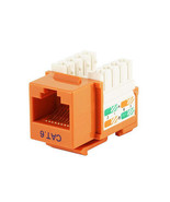 Monoprice 5382 MONOPRICE CAT6 PUNCH DOWN KEYSTONE JACK-ORANGE - $33.50 CAD