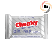 6x Bars Chunky Milk Chocolate With Peanuts &amp; Raisins Candy Bars | 1.4oz | - £12.42 GBP