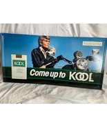 Kool Cigarettes Tobacco Metal Advertising Large Embossed Tin Tacker Sign... - $276.99