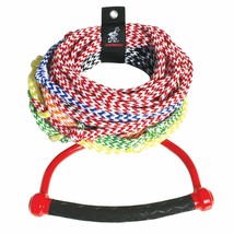 Airhead 75' Long 8 Color Coded Section Water Skiing Training Rope w/ 13" Handle - £44.81 GBP