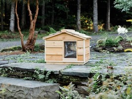 Large Insulated Cat House - Outdoor Cat House/Feral Cat House/Cat Shelter/Feral  - £238.42 GBP