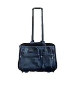 TUMI Deluxe Briefcase/Luggage 2-Wheel 26104DH Carry-On Nylon Black  17x13x10 - $243.90 CAD