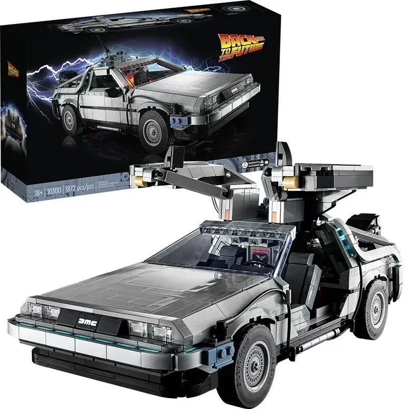 DeLorean Back To The Future Time DMC-12 Machine Sport Car 10300 Building Blocks - £72.88 GBP+