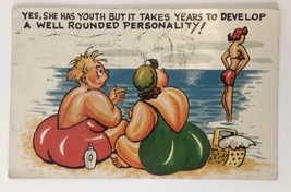 1962 It Takes Years To Develop A Well-Rounded Personality! Comic Posted Postcard - $6.00