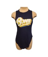 Chaser David Bowie Tank Womens Size Small Navy Blue  - £19.70 GBP