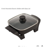 Brentwood Appliances SK46 8-Inch Nonstick Electric Skillet with Glass Li... - $19.68