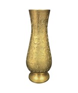 Hand-Engraved Gilded Vase &quot;India&quot; – Elegant Vintage Decor - 2Y85 - $167.88 CAD