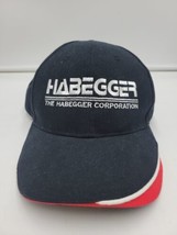 Habegger Corporation Black Red White Baseball Cap Totalline Buckle Closure - $19.79